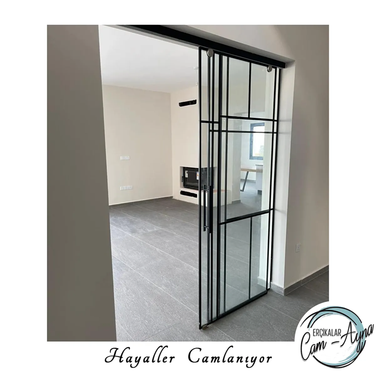 Sürme Cam Kapı